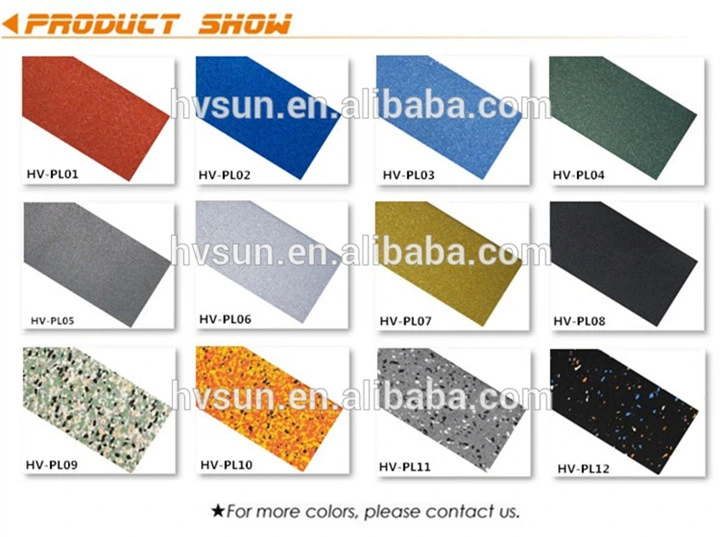 China Supplier Gym Equipment Volleyball Sport Court Tiles Color and Durable Rubber Flooring Mat