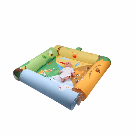 Lados infláveis ​​Animal Print Baby Gym Play Mat com laterais (PM21)